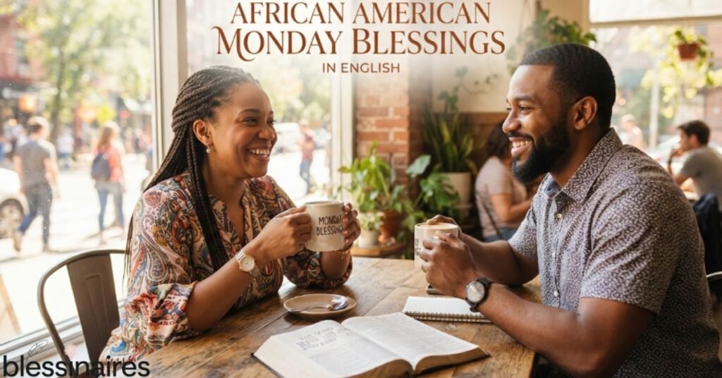African American Monday Blessings in English