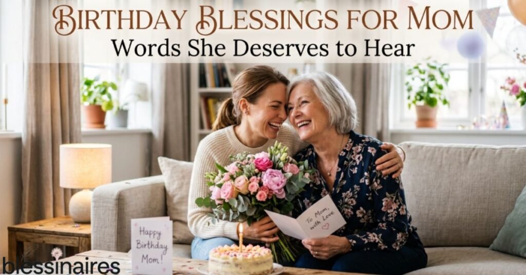 Birthday Blessings for Mom — Words She Deserves to Hear