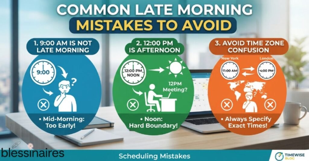 Common Late Morning Mistakes to Avoid
