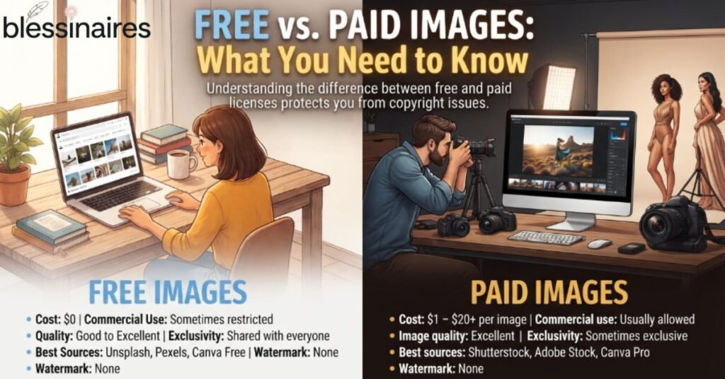 Free vs. Paid Images What You Need to Know