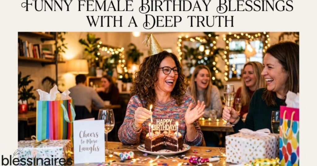 Funny Female Birthday Blessings with a Deep Truth