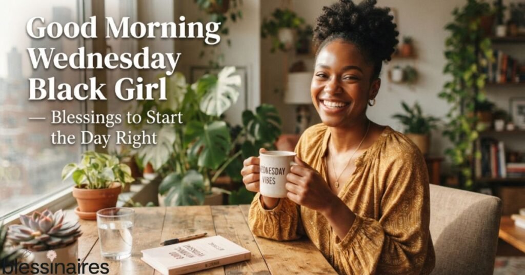 Good Morning Wednesday Black Girl — Blessings to Start the Day Right