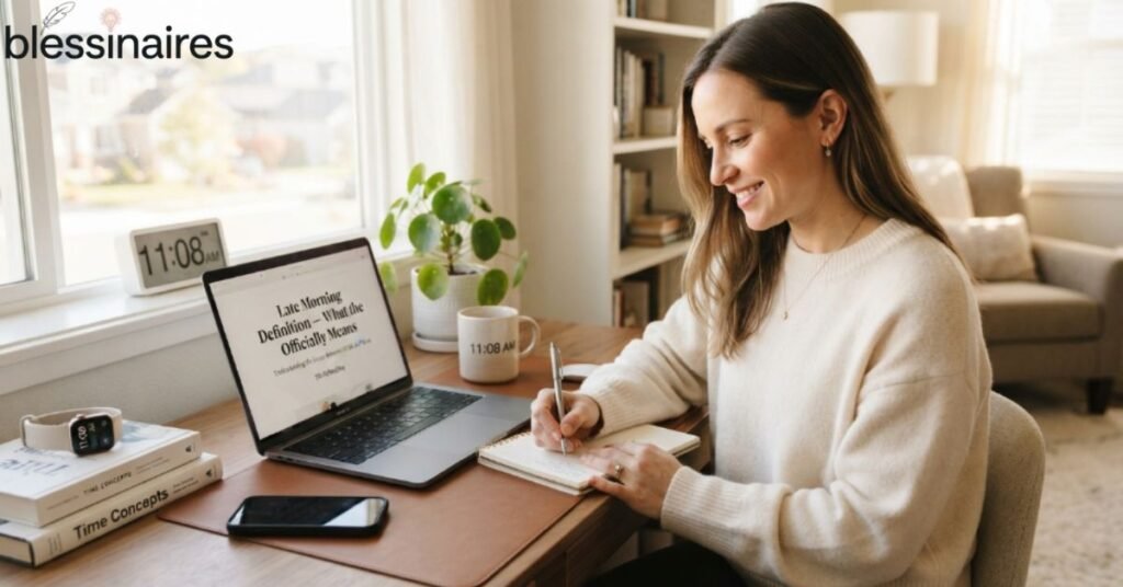 Late Morning Definition — What the Term Officially Means