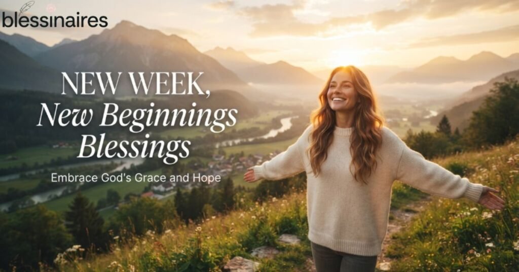 New Week, New Beginnings Blessings