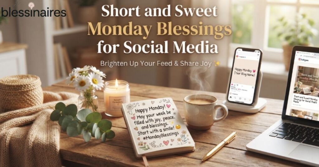 Short and Sweet Monday Blessings for Social Media