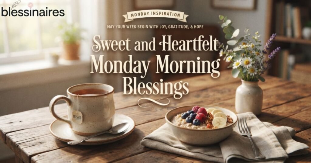 Sweet and Heartfelt Monday Morning Blessings