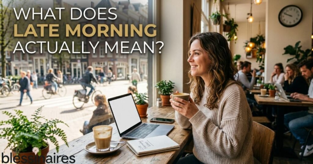 What Does Late Morning Actually Mean