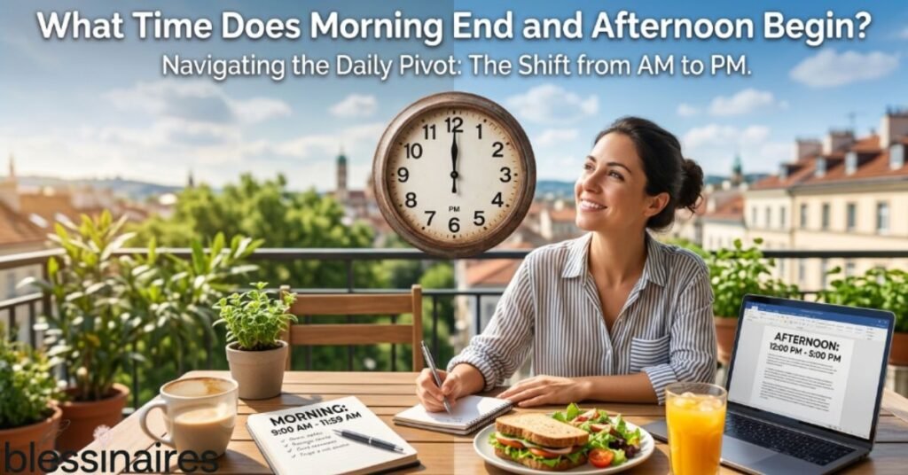 What Time Does Morning End and Afternoon Begin