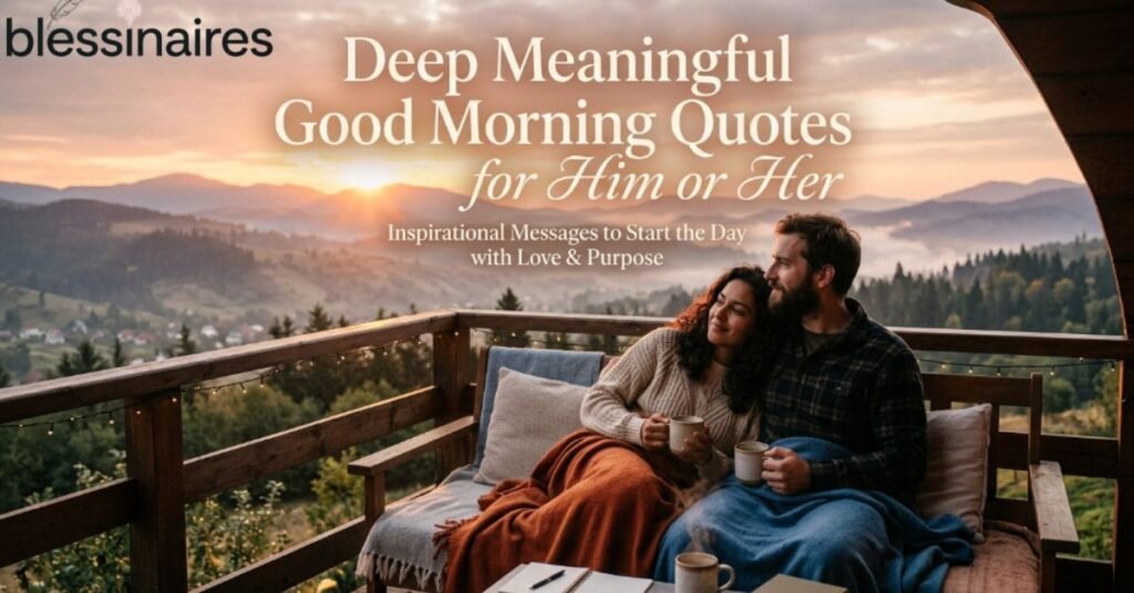 Deep Meaningful Good Morning Quotes for Him or Her 