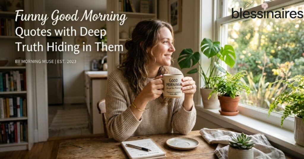 Funny Good Morning Quotes with Deep Truth Hiding in Them
