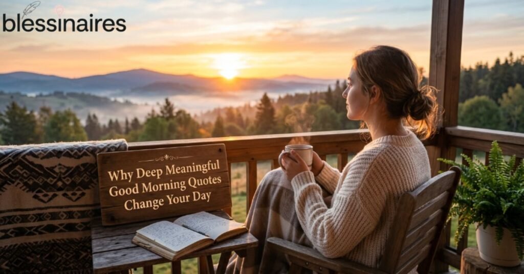 Why Deep Meaningful Good Morning Quotes Change Your Day 