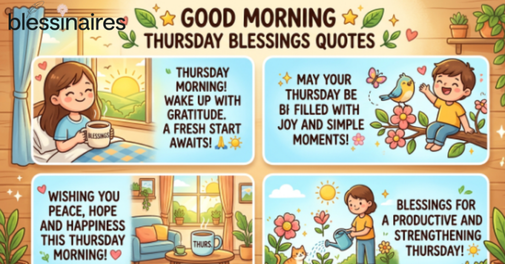 Good Morning Thursday Blessings Quotes