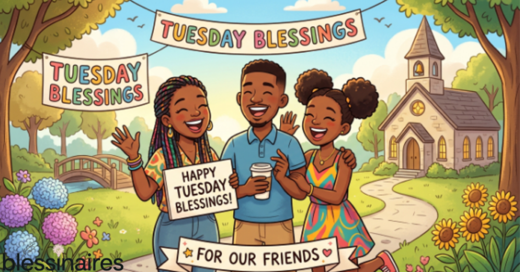 African American Tuesday Blessings for Friends 