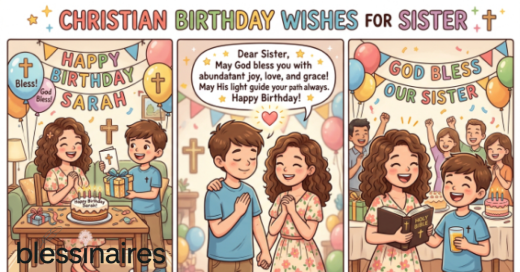 Christian Birthday Wishes for Sister