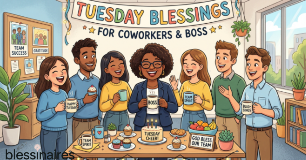 Tuesday Blessings for Coworkers and Boss