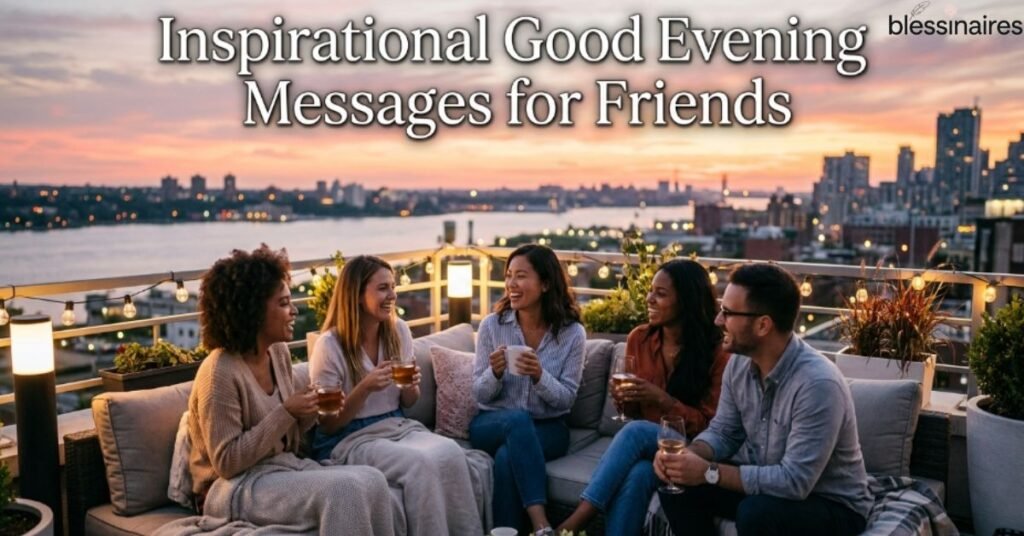Inspirational Good Evening Messages for Friends