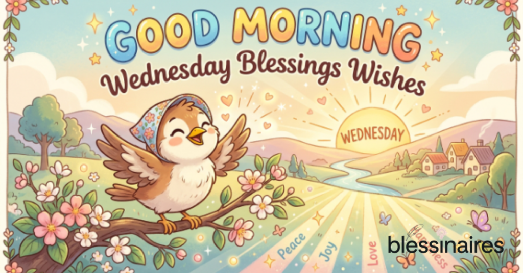 Good Morning Wednesday Blessings Wishes