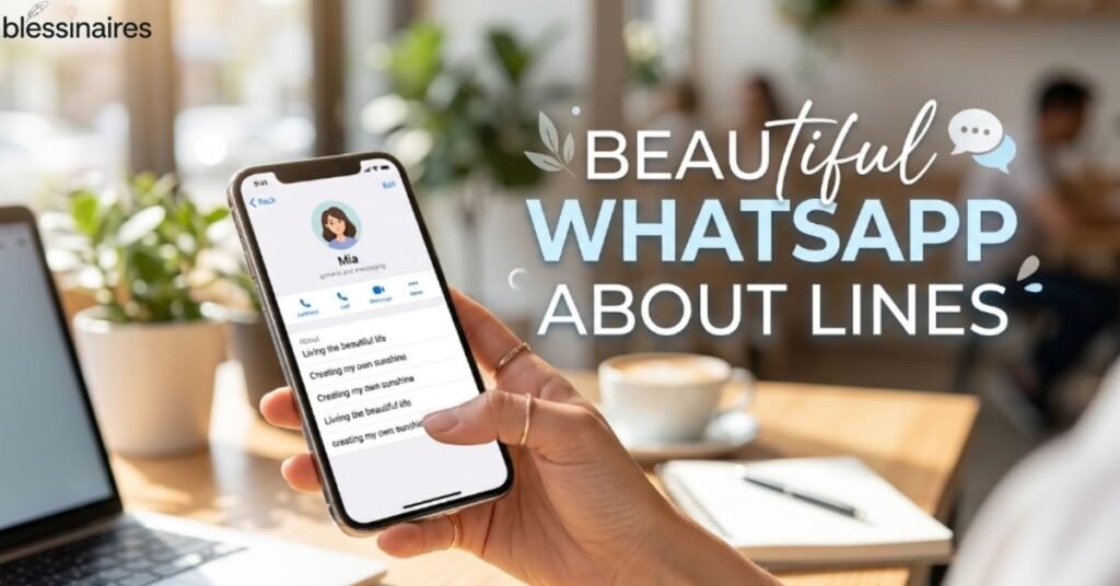 Beautiful WhatsApp About Lines