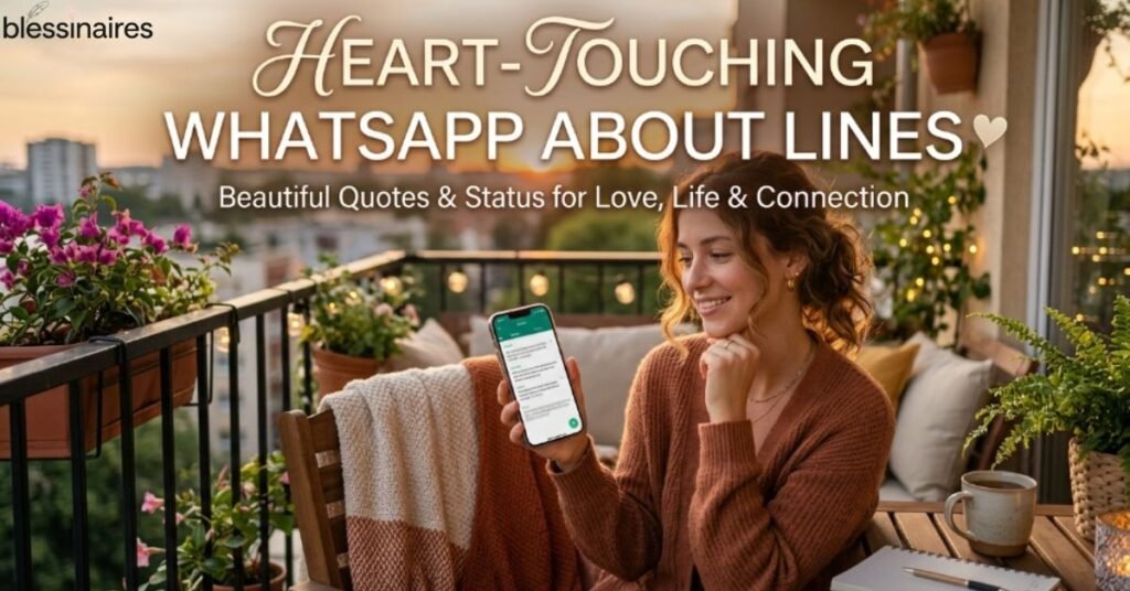 Heart-Touching WhatsApp About Lines