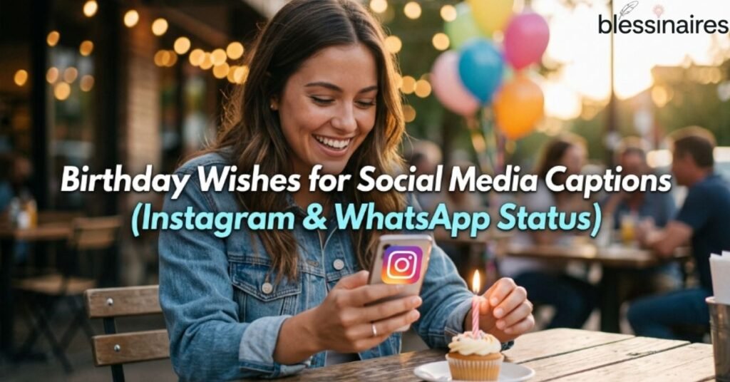Birthday Wishes for Social Media Captions (Instagram & WhatsApp Status)