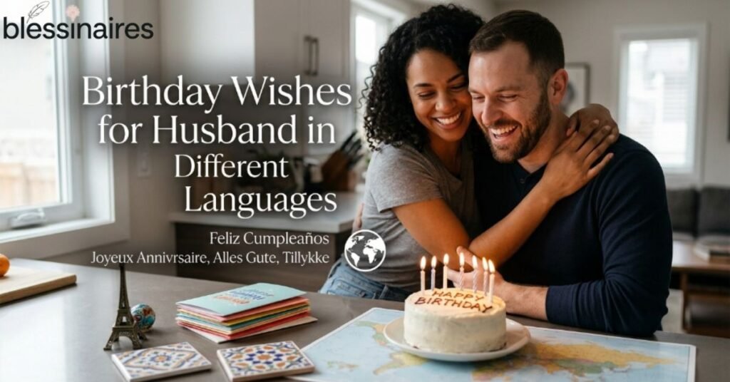 Birthday Wishes for Husband in Different Languages