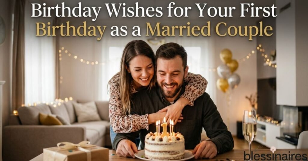 Birthday Wishes for Your First Birthday as a Married Couple