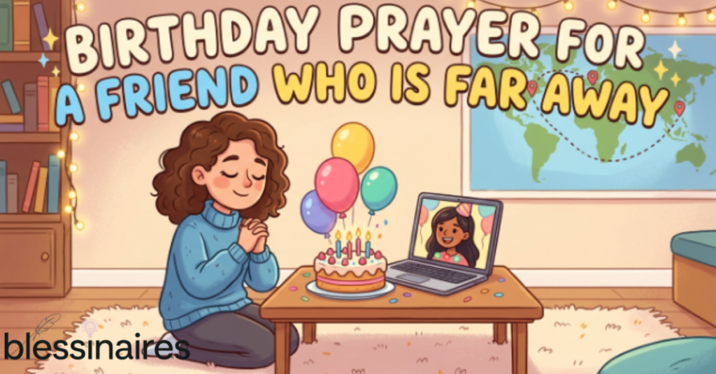 Birthday Prayer for a Friend Who Is Far Away