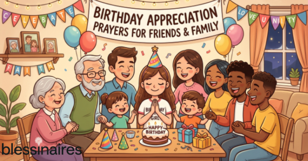 Birthday Appreciation Prayers for Friends and Family