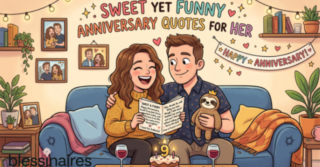 Sweet Yet Funny Anniversary Quotes for Her 