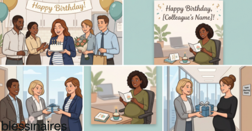 Professional Birthday Greetings for a Pregnant Boss or Colleague