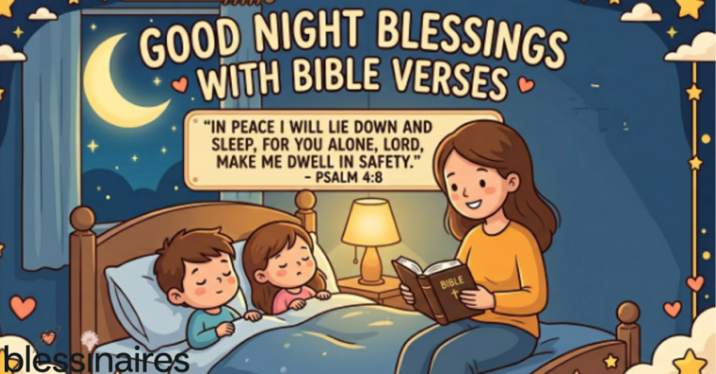 Good Night Blessings with Bible Verses