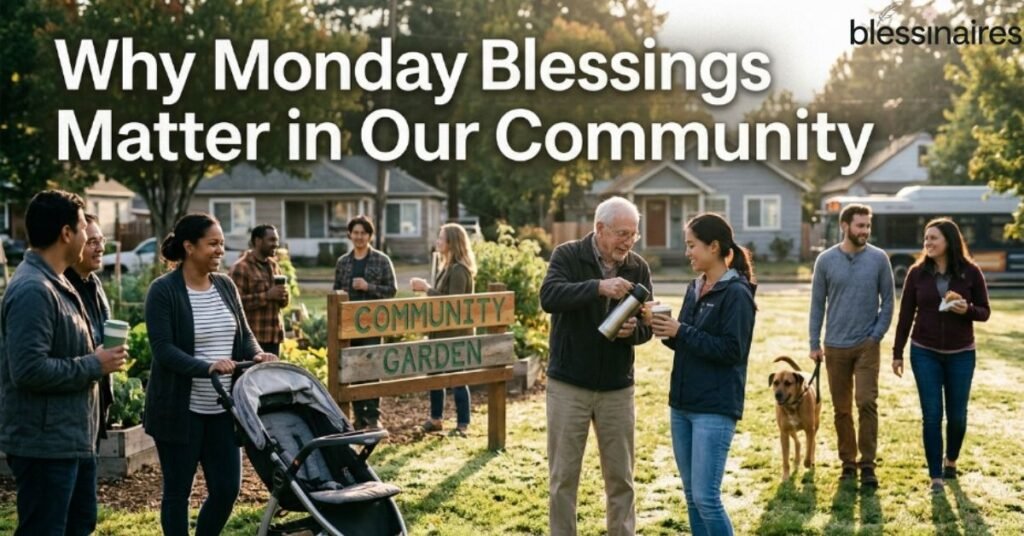 Why Monday Blessings Matter in Our Community