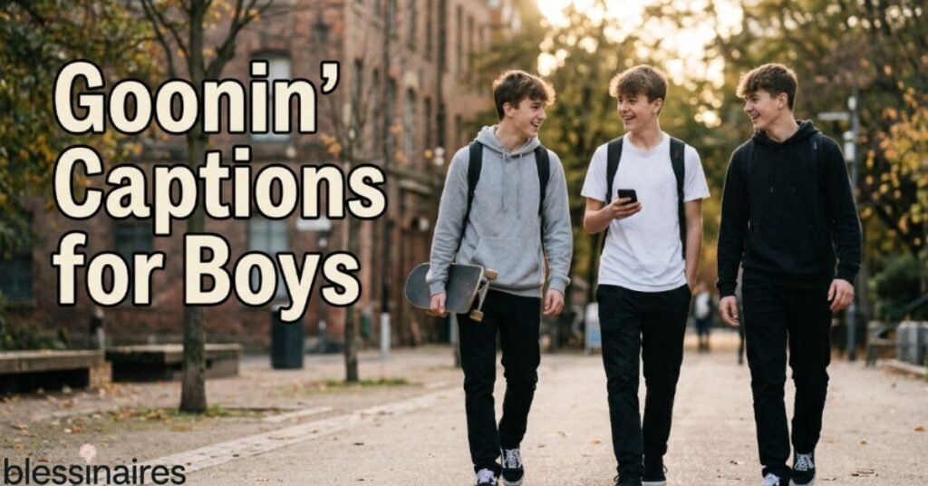 Goonin' Captions for Boys