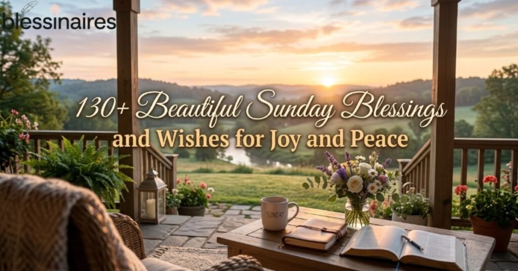 130+ Beautiful Sunday Blessings and Wishes for Joy and Peace