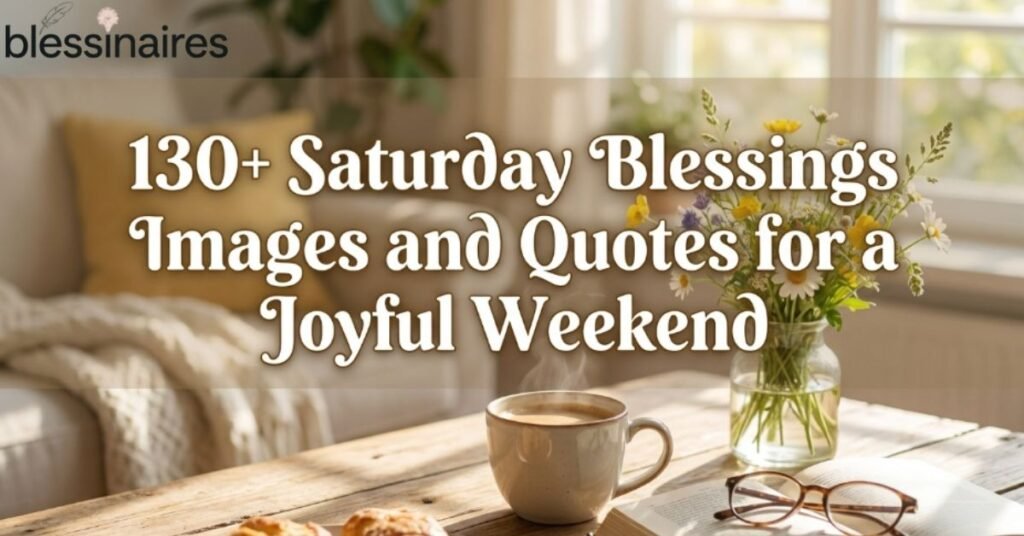 130+ Saturday Blessings Images and Quotes for a Joyful Weekend