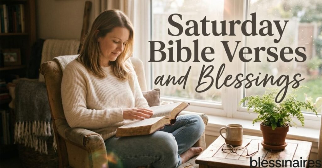 Saturday Bible Verses and Blessings