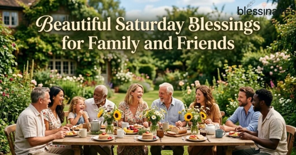Beautiful Saturday Blessings for Family and Friends