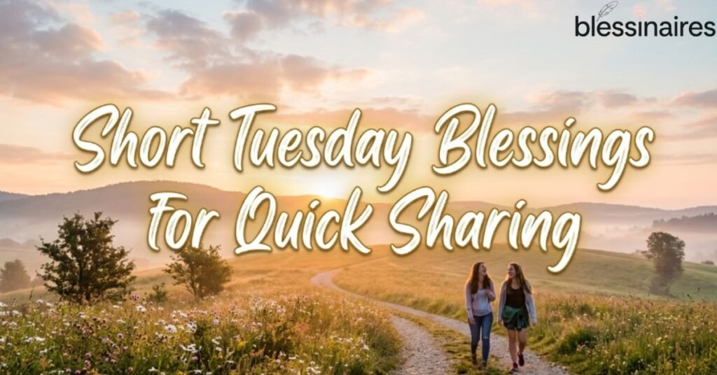 Short Tuesday Blessings for Quick Sharing