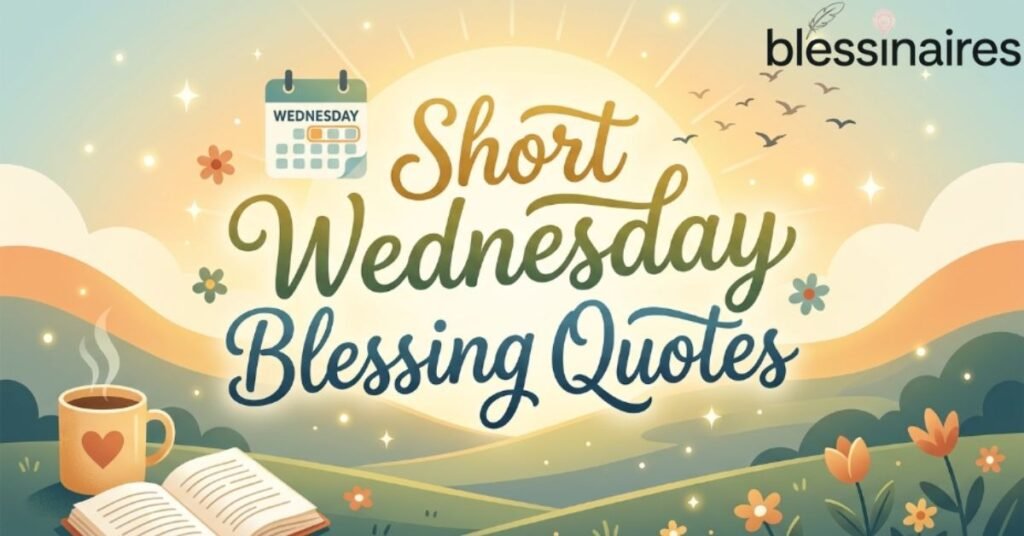 Short Wednesday Blessing Quotes