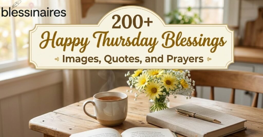 200+ Happy Thursday Blessings Images, Quotes, and Prayers