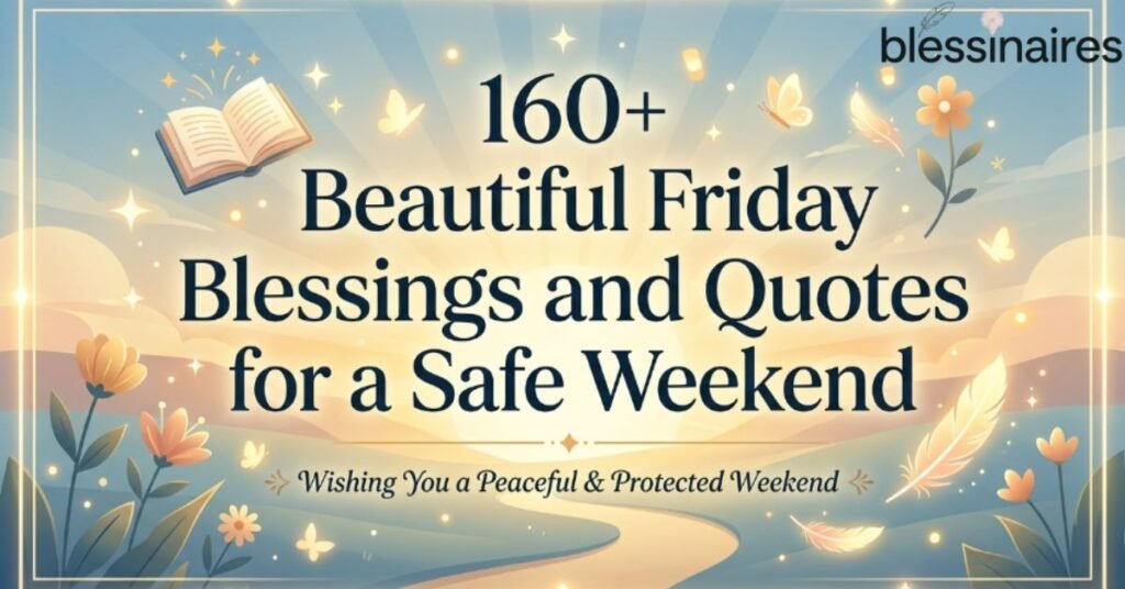 160+ Beautiful Friday Blessings and Quotes for a Safe Weekend