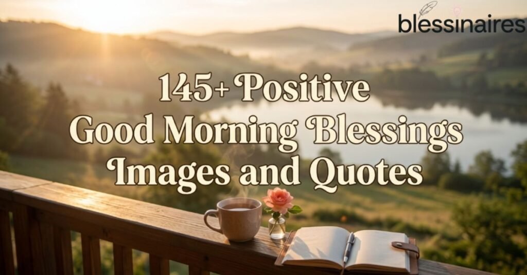 145+ Positive Good Morning Blessings Images and Quotes