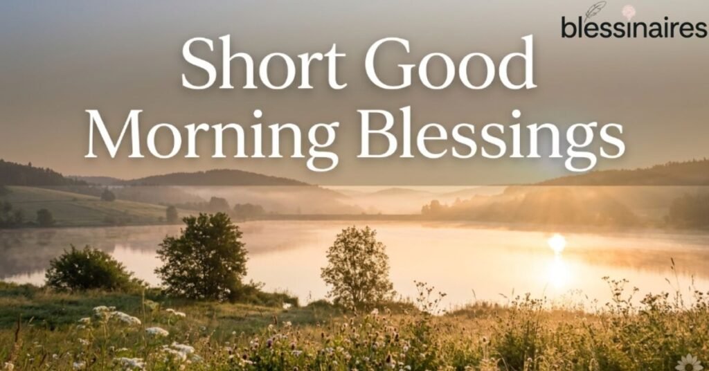 Short Good Morning Blessings
