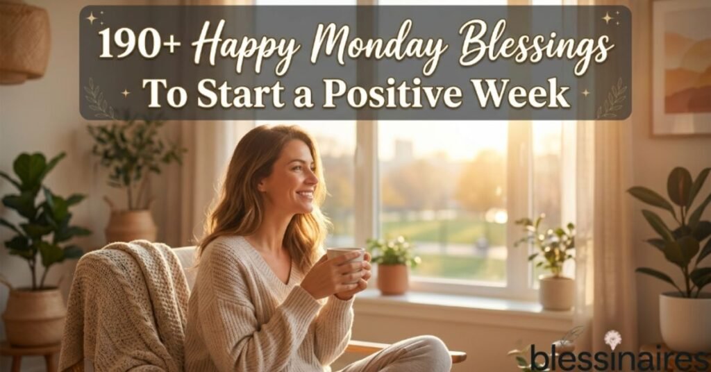 190+ Happy Monday Blessings To Start a Positive Week