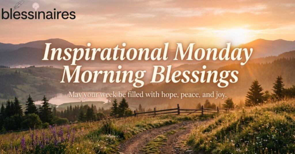 Inspirational Monday Morning Blessings