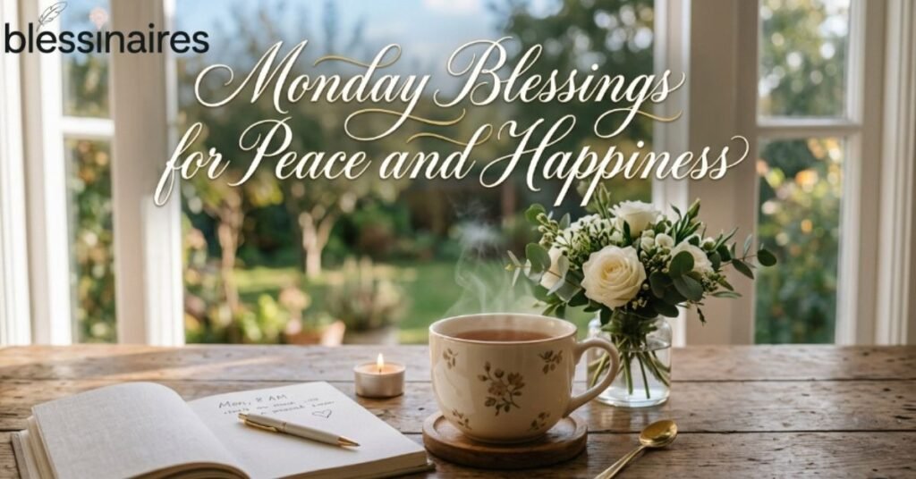 Monday Blessings for Peace and Happiness