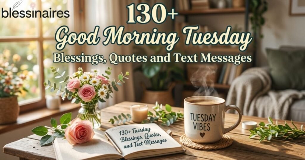 130+ Good Morning Tuesday Blessings, Quotes and Text Messages