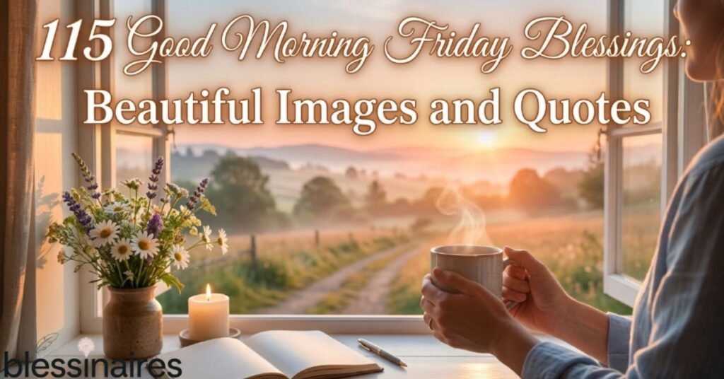 115 Good Morning Friday Blessings: Beautiful Images and Quotes
