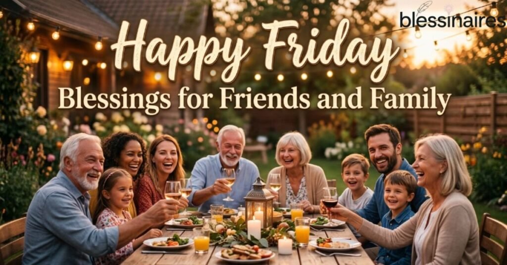 Happy Friday Blessings for Friends and Family
