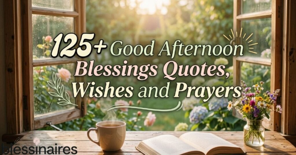 125+ Good Afternoon Blessings Quotes, Wishes and Prayers